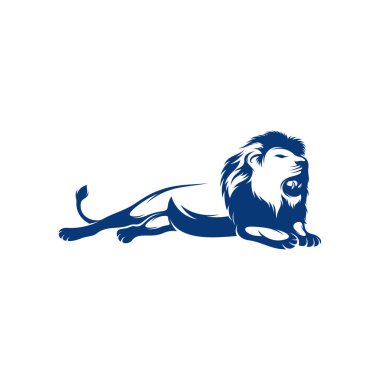 Aslan tasarımı vektör illüstrasyonu, Yaratıcı Aslan logosu tasarımı şablon, simge sembolleri