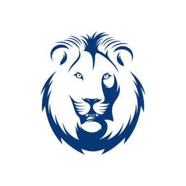 Aslan tasarımı vektör illüstrasyonu, Yaratıcı Aslan logosu tasarımı şablon, simge sembolleri