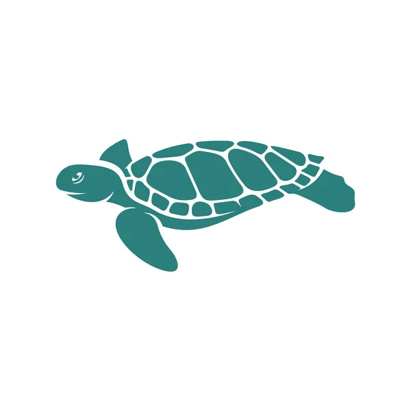 Schildkröte Design Vektor Illustration Kreative Schildkröte Logo Design Konzepte Vorlage — Stockvektor
