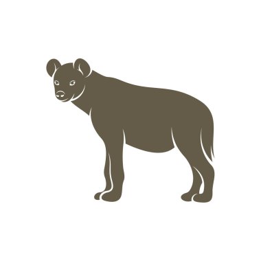 Sırtlan tasarım vektör çizimi, Yaratıcı Sırtlan logo şablonu, simge sembolü