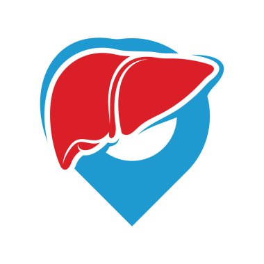 Point Liver logo vektör şablonu, Creative Liver logo tasarım kavramları