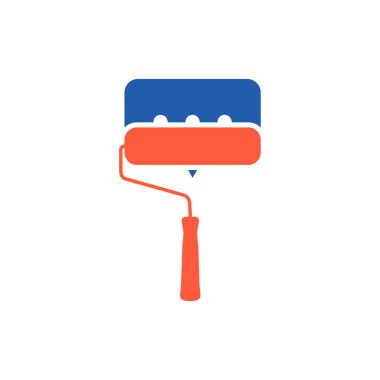 Chat Paint logo tasarımı vektör çizimi, Yaratıcı Paint logo tasarım konsept şablonu, semboller simgeleri