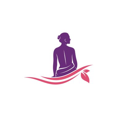 Beauty Spa logo tasarımı vektör çizimi, Creative Spa logo tasarım konsept şablonu, semboller simgeleri