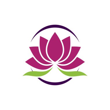 Beauty Spa logo tasarımı vektör çizimi, Creative Spa logo tasarım konsept şablonu, semboller simgeleri