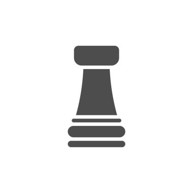 Satranç logosu tasarım vektör çizimi, Yaratıcı Satranç logosu tasarım konsept şablonu, semboller simgeleri