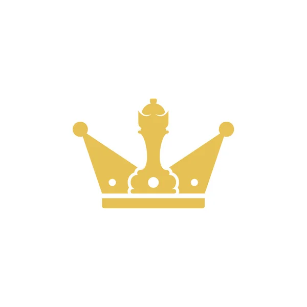 Векторная Иллюстрация Логотипа King Chess Шаблон Концепции Логотипа Creative Chess — стоковый вектор