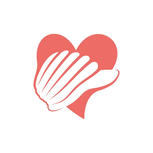 Love Hat Logo Design Vettoriale Illustrazione Creative Hat Logo Design — Vettoriale Stock