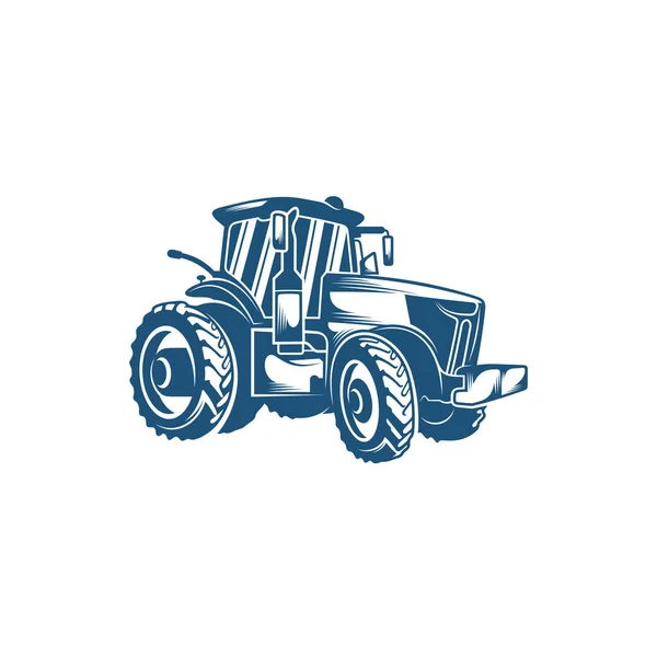 Дизайн Трактора Векторная Иллюстрация Дизайн Логотипа Creative Tractor Шаблон Символы — стоковый вектор