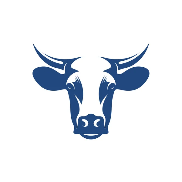 Päähärkävektorin Kuva Creative Head Bull Logo Suunnittelumalli — vektorikuva