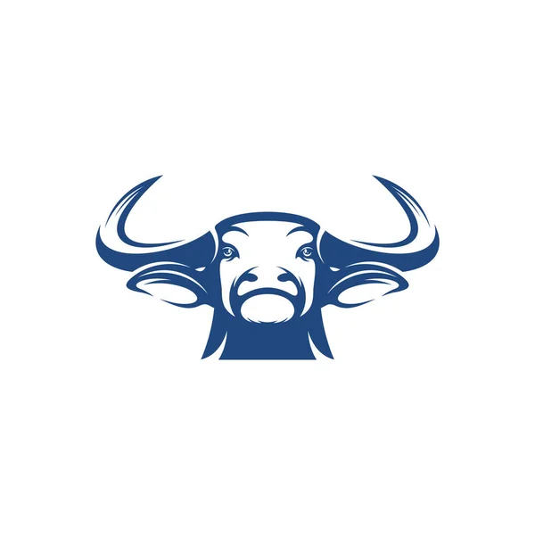 Head Bull Vektor Illustration Creative Head Bull Logo Design Konzept — Stockvektor