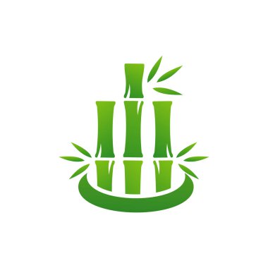 Bambu logo vektör şablonu, yaratıcı Bambu logo tasarımı kavramları