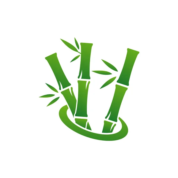 Plantilla Vector Logotipo Bambú Conceptos Creativos Diseño Logotipo Bambú — Archivo Imágenes Vectoriales