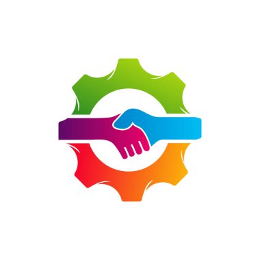 Gear Deal logo vektör şablonu, Creative Deal logo tasarım kavramları