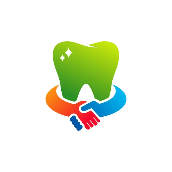 Dental Deal Logo Vektorvorlage Creative Deal Logo Designkonzepte — Stockvektor