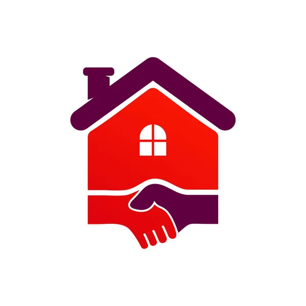 House Deal Logo Vector Template Creative Deal Logo Design Concepts — 스톡 벡터