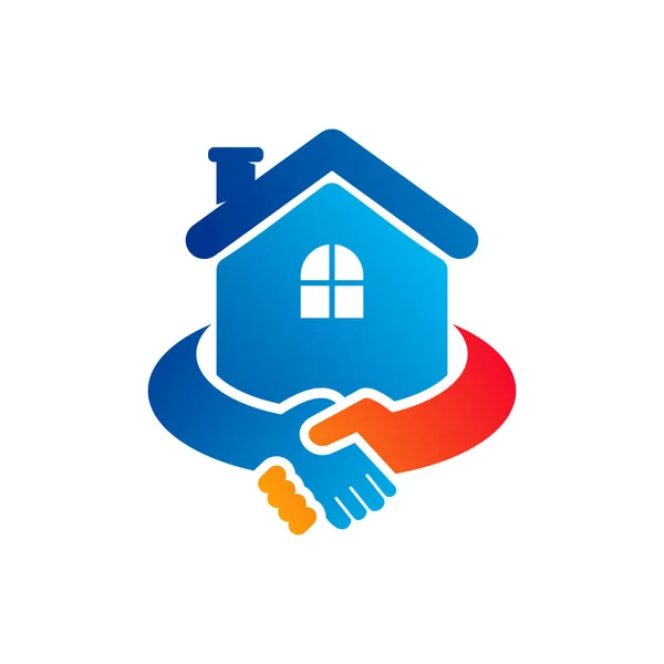 House Deal Logo Vector Template Creative Deal Logo Design Concepts — 스톡 벡터