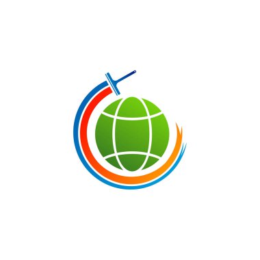 World Clean logo vektör şablonu, Creative Clean logo tasarım kavramları