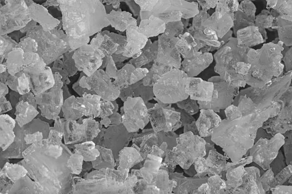 Tuz Kristallerine Aşırı Yakın Çekim - Stok İmaj