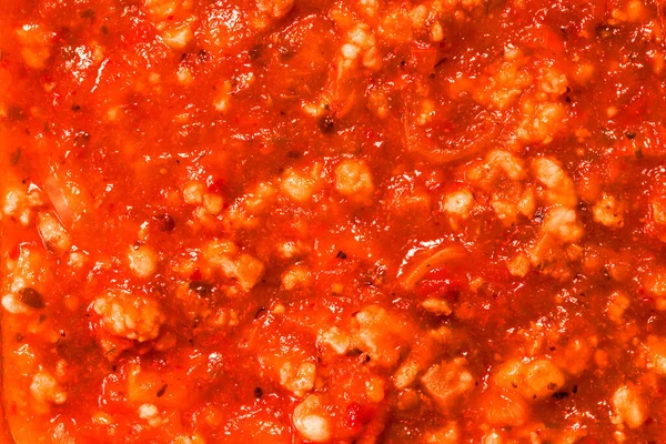 Domates sosu, domuz pirzolası ve karabiber soslu domates sosu, desenli, dokulu domates, insan yok..