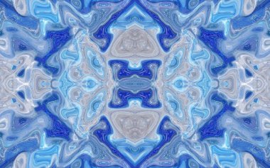 soyut desenli renkli illüstrasyon, soyut geometri, kusursuz süslemeli ve geometrik desenli illüstrasyon, asimetrik, arabesk