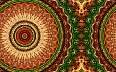 soyut desenli renkli illüstrasyon, soyut geometri, kusursuz süslemeli ve geometrik desenli illüstrasyon, asimetrik, arabesk