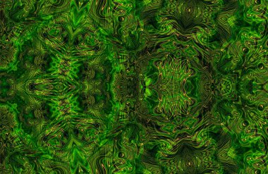 soyut desenli renkli illüstrasyon, soyut geometri, kusursuz süslemeli ve geometrik desenli illüstrasyon, asimetrik, arabesk