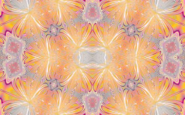 soyut desenli renkli illüstrasyon, soyut geometri, kusursuz süslemeli ve geometrik desenli illüstrasyon, asimetrik, arabesk