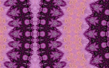 soyut desenli renkli illüstrasyon, soyut geometri, kusursuz süslemeli ve geometrik desenli illüstrasyon, asimetrik, arabesk