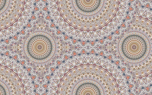 Illustrazione Colorata Con Motivo Astratto Geometria Astratta Illustrazione Con Ornamento — Foto Stock