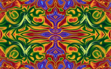 Soyut deseni, soyut geometrisi, kusursuz süslemesi ve geometrik desenleri olan güzel renkli, çok renkli çizimler, asimetrik, arabesk, UltraHD duvar kağıdı.