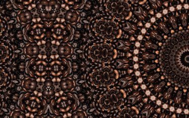 Kahve çekirdeğinin güzel desenleri