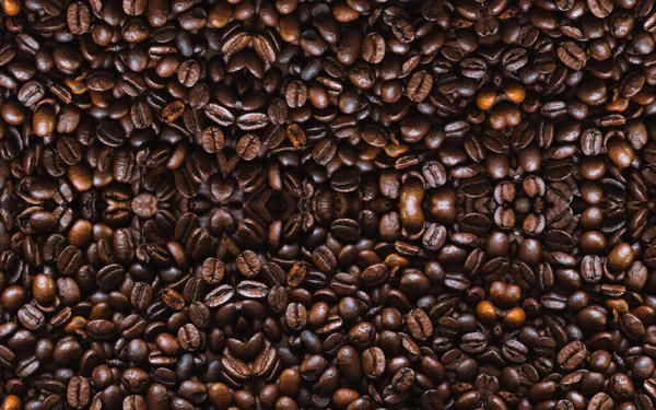 beautiful patterns of coffee beans