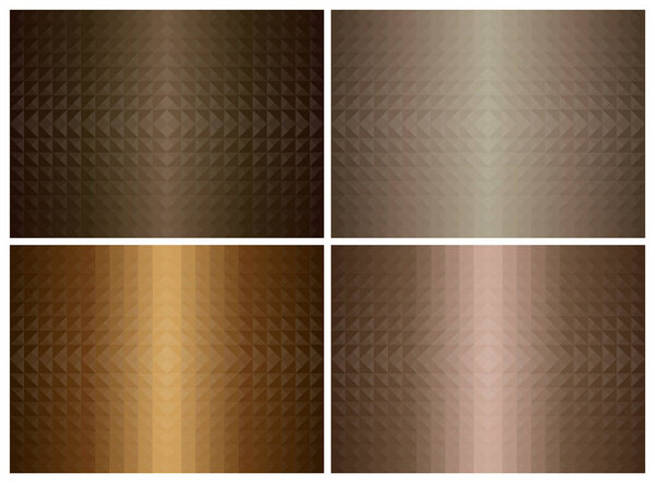 Абстрактный геометрический треугольник формы фона, коричневый цвет земли тон. Дизайн обложки. Векторная иллюстрация.