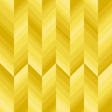 Sarı eğimli zigzag sembolü pürüzsüz arkaplan. Renk eğilimi 2021. Kumaş, kiremit, kapak, poster, tekstil, fon, duvar için desenli tasarım. Vektör illüstrasyonu.