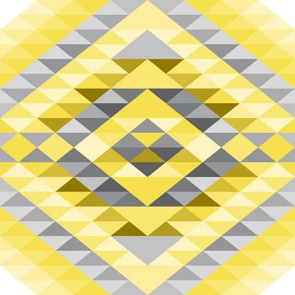 Background Pattern Triangle Shape Diamond Shape Trend Color 2021 Yellow — Stock Vector