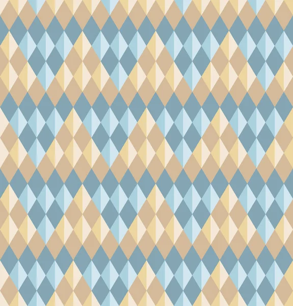 Patrón Fondo Abstracto Sin Costuras Tonos Pastel Azul Amarillo Marrón — Archivo Imágenes Vectoriales