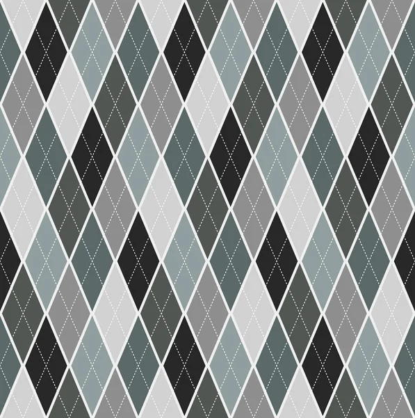 Patrón Argyle Fondo Sin Costuras Color Gris Verde Tartán Tartán — Archivo Imágenes Vectoriales