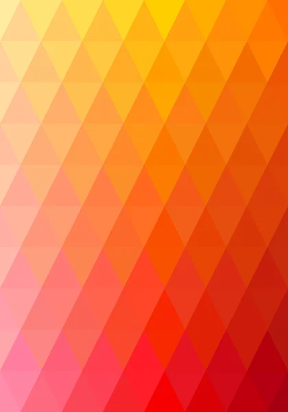 Driehoekig Patroon Rood Oranje Geel Verloop Abstracte Achtergrond Textuur Ontwerp — Stockvector