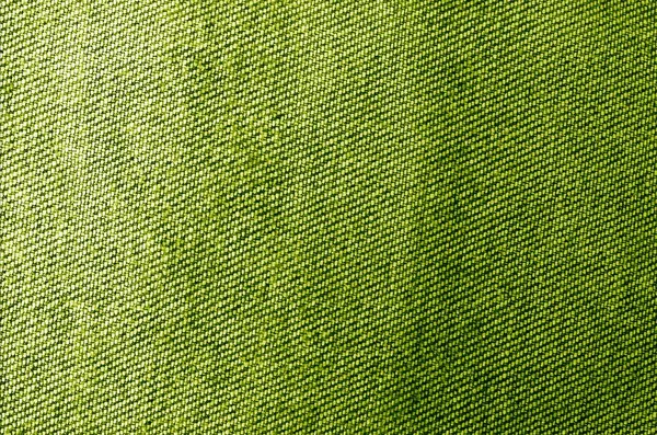 Green fabric texture. Green background