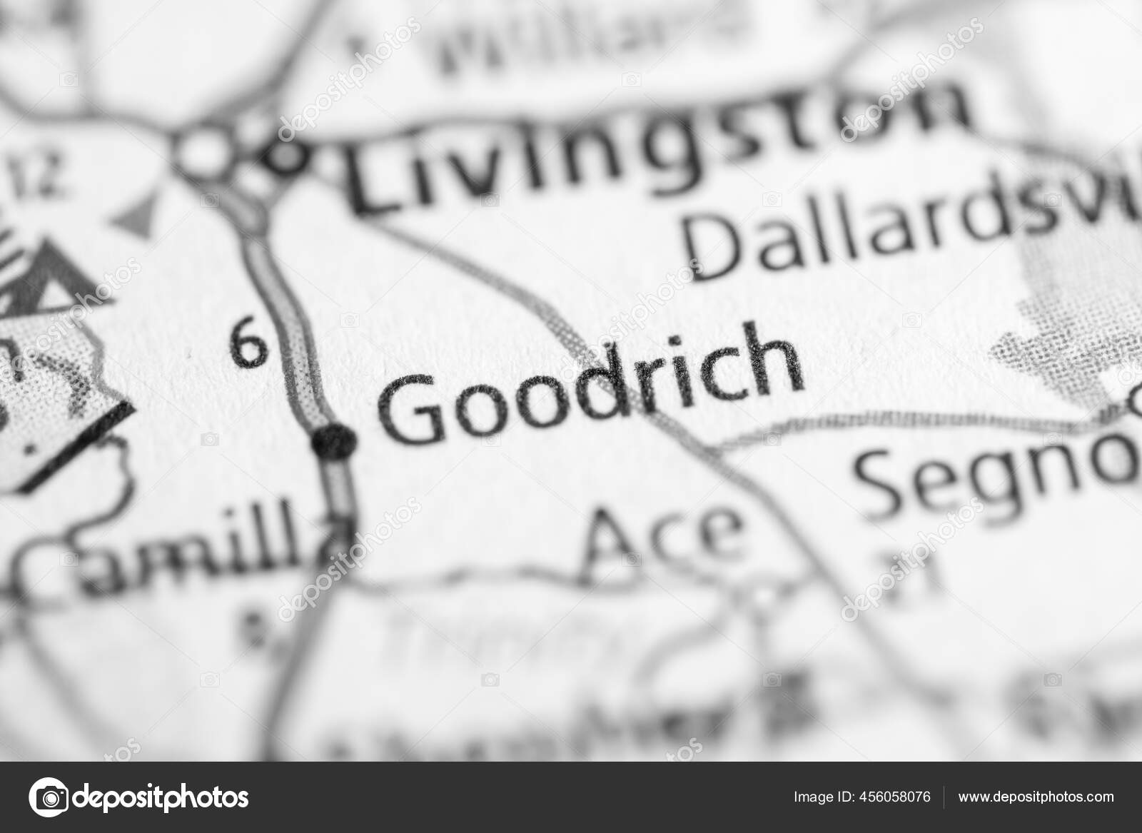 Goodrich Texas Usa Map Stock Photo by ©aliceinwonderland2020 456058076