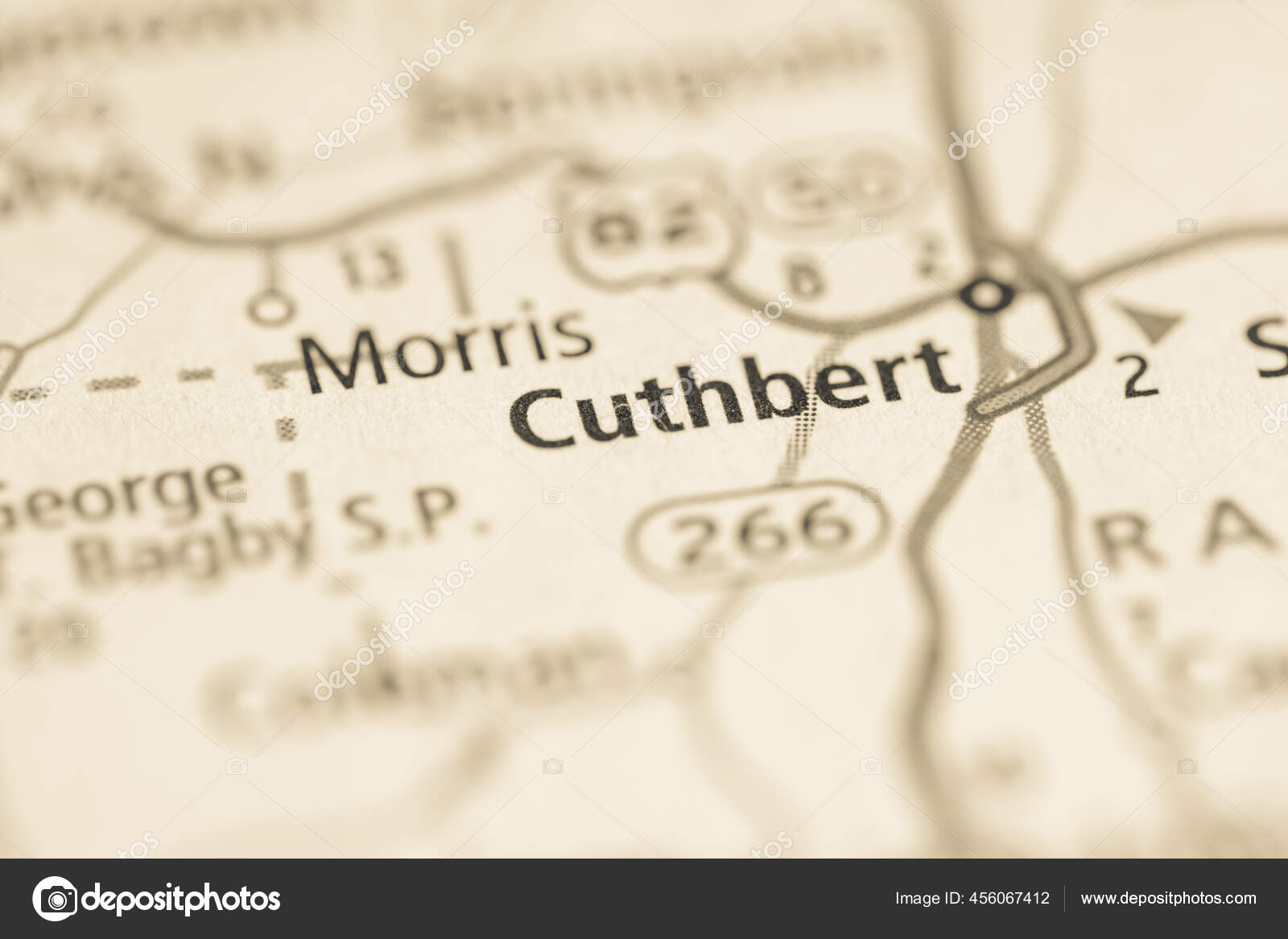 Cuthbert Usa Map Stock Photo by ©aliceinwonderland2020 456067412