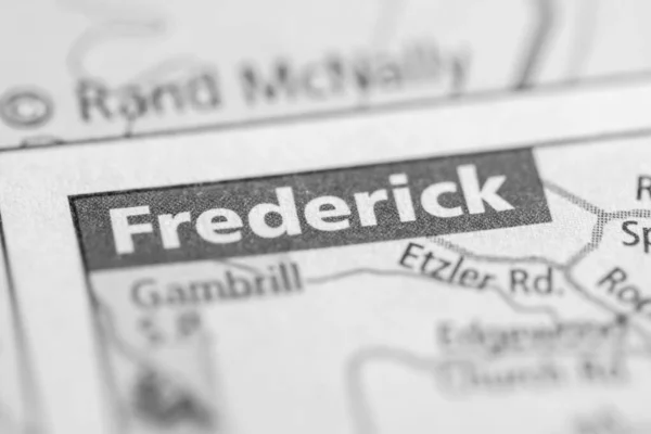 Frederick Maryland Abd Haritada — Stok fotoğraf