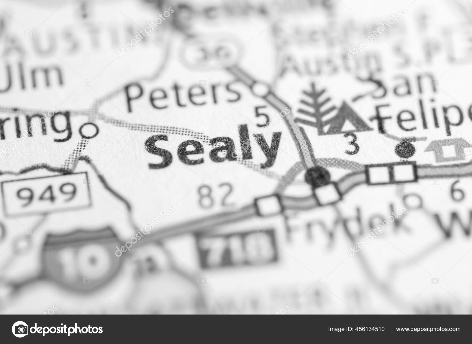 Sealy Texas Usa Map Stock Photo by ©aliceinwonderland2020 456134510