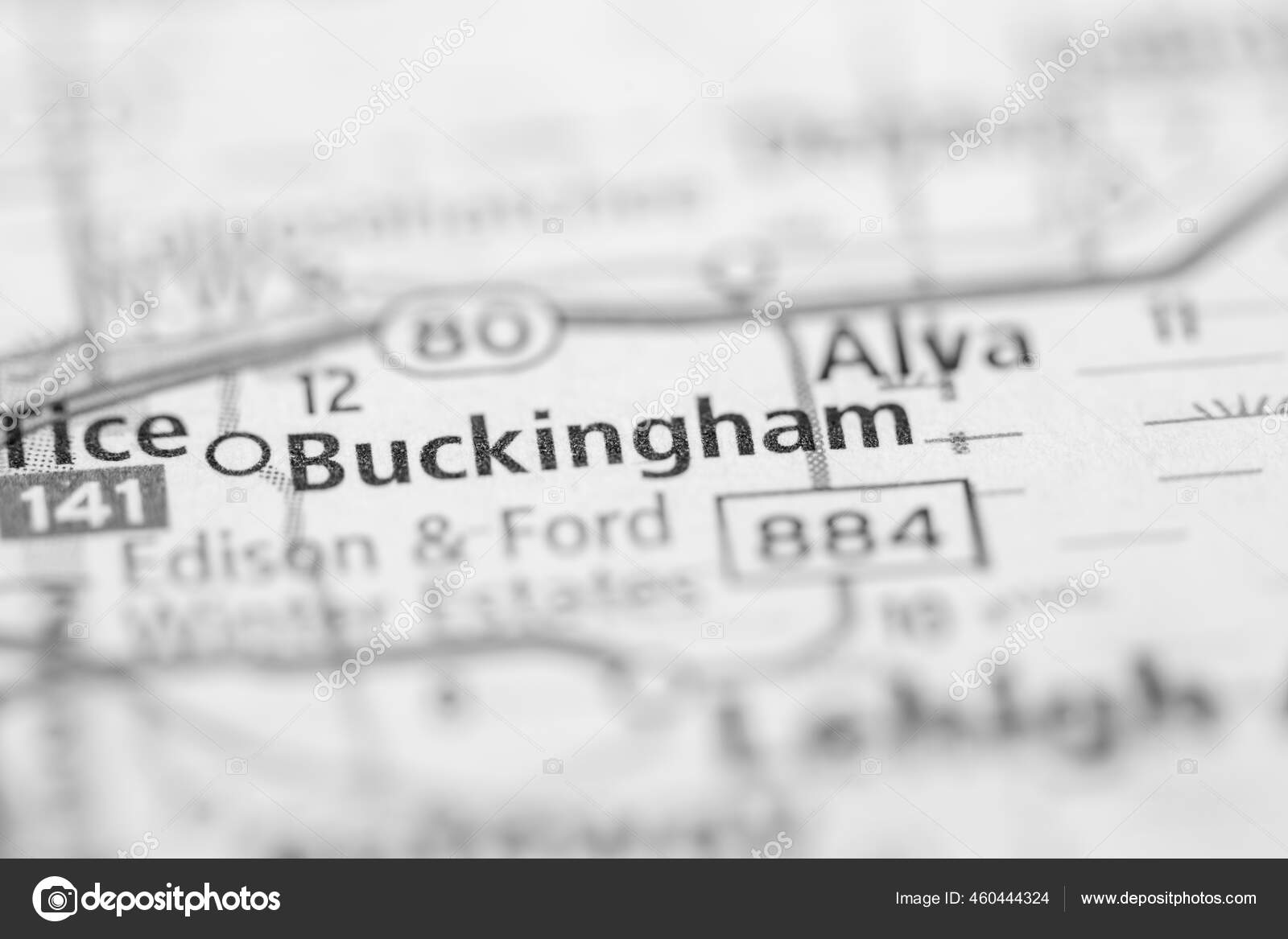 Buckingham Florida Usa Map Foto - Depositphotos 460444324 Stock Photo Buckingham Florida Usa Map 