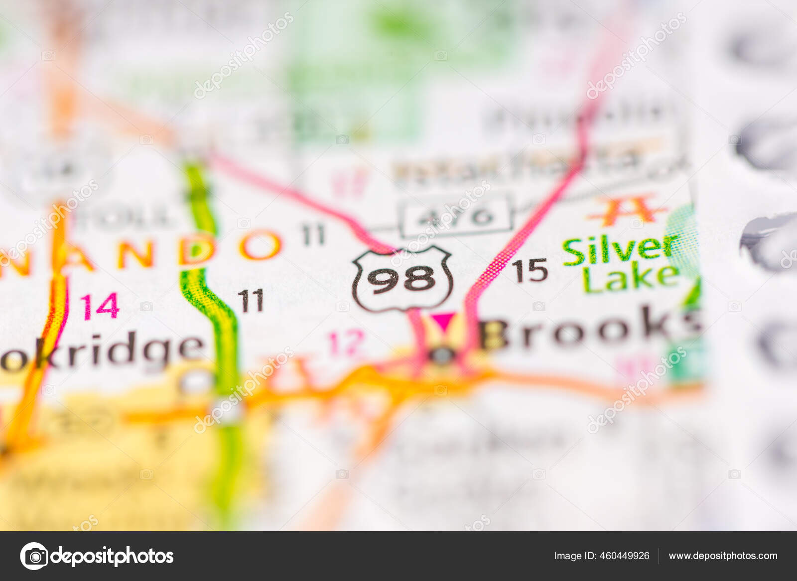 Highway Florida Usa Map Stock Photo - Depositphotos 460449926 Stock Photo Highway Florida Usa Map 