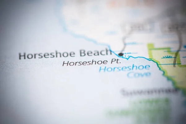 Horseshoe Point Floride États Unis Sur Carte — Photo