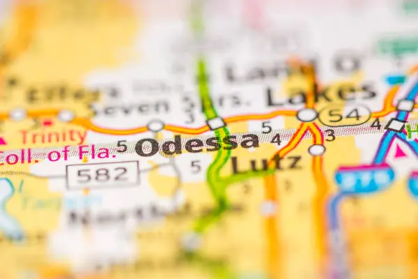 Highway Florida Usa Map Stock Photo - Depositphotos 460449776 Stock Photo Odessa Florida Usa Map