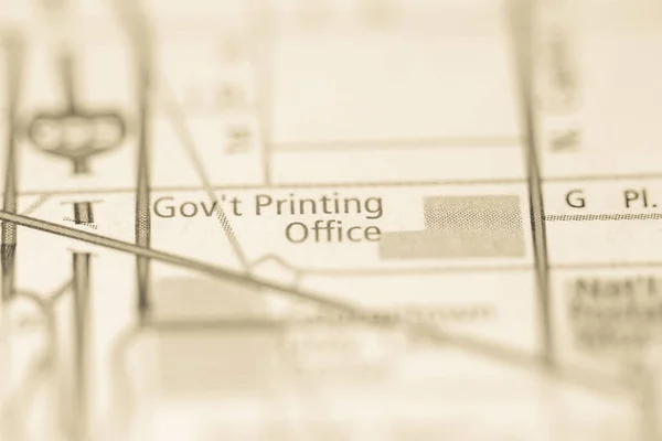 Escritório Impressão Governo Washington Eua — Fotografia de Stock