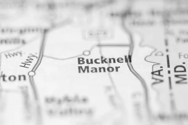 Bucknell Manor Вірджинія Сша Карті — стокове фото