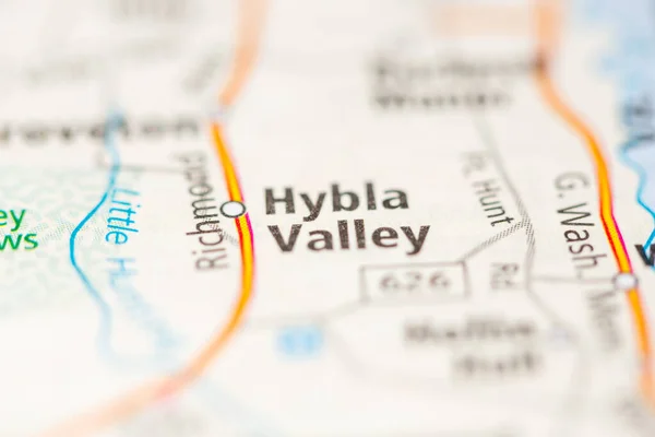 Hybla Valley Virginia Usa Mapa —  Fotos de Stock